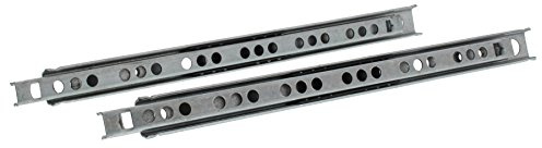 ToniTec 1 Paar Schubladenschienen Kugelauszug 17 mm Nut Länge 342 mm