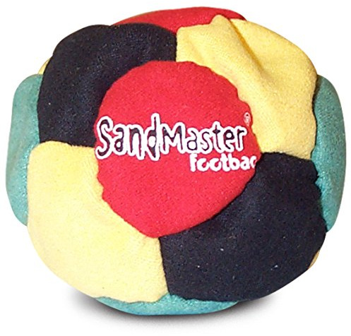 World Footbag SandMaster Footbag, Yellow/Black/Green/Red