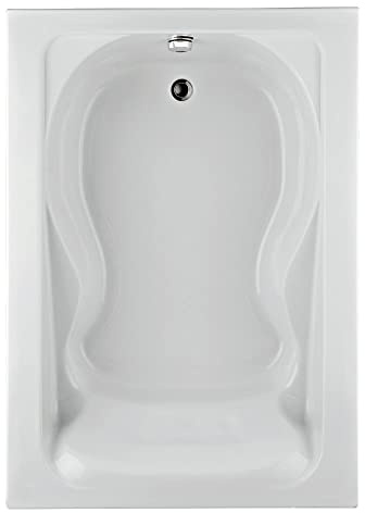 American Standard 2774002.020 Cadet 72 x 42-Inch Bath Tub with Form Fitted Back Rest, White