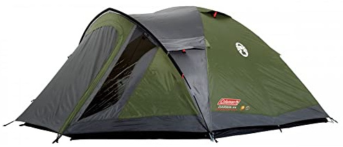 Coleman Darwin 4+ Zelt, 4 Personen, 4 Mann Zelt, Igluzelt, Festivalzelt, Leichtes Kuppelzelt mit Vorzelt, Wasserdicht WS 3.000 mm
