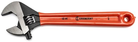Crescent 12 Adjustable Black Oxide Cushion Grip Wrench | AT212CVS