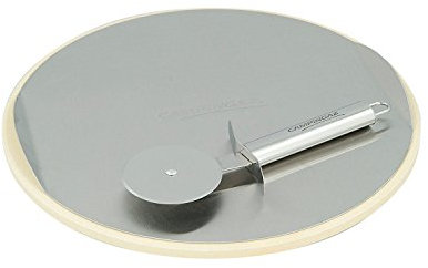 Campingaz Pizzastein für das Culinary Modular System mit Schneidrad, Edelstahltablett zum einfachen Aufbringen des Gargutes, Ø 30 cm, Gewicht 1,56 kg