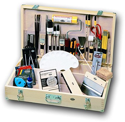 Maler-Werkzeugkoffer AUSBILDUNG Friess 65cm x 37cm x 18cm, komplett bestückt für überbetrieblichen Ausbildung