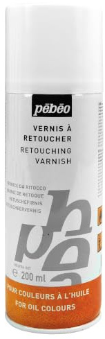 Pebeo 200 ml retoque Barniz Spray, Transparente
