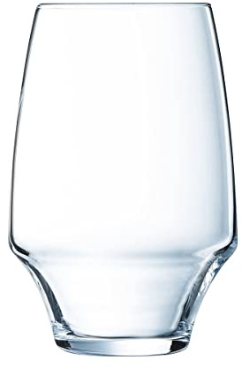 Chef&Sommelier - Open'Up Collection - 6 Crystalline Tumblers - and Elegant Glasses - and Durability - Complete Transparency - 35 cl Glasses
