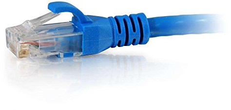 C2G /Cables to Go 10319 Cat6 Snagless UTP Cable de conexión de Red sin blindaje, Azul (25 pies/7,62 Metros)