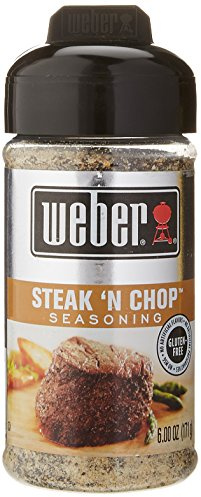 6oz Weber All Natural Seasoning Steak 'n Chop (One Jar)