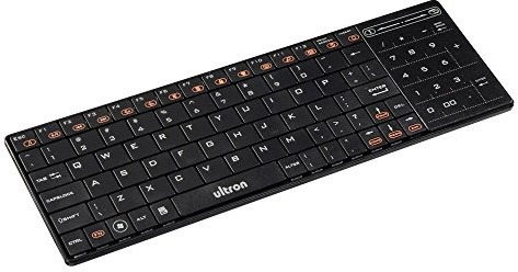 ultron Tastatur UMT-BT fashion black, Kompakte Bluetooth-Tastatur