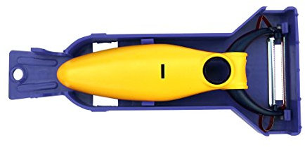 josko Productos 2529s Mach 6 Garnier Maquinilla de pelador y Placa, genialer Maquinilla de Cocina con 6 Funciones