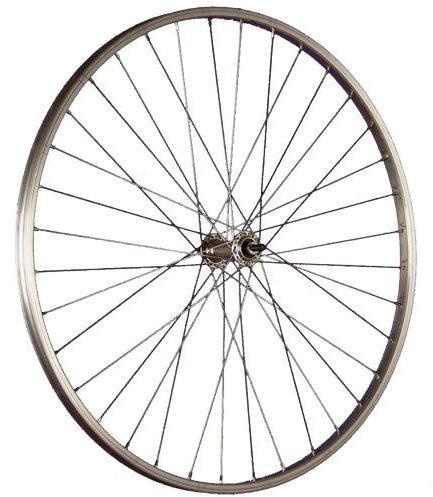 Laufrad 28 Zoll Vorderrad Fahrrad Felge Edelstahl Speichen Aluminium Nabe Silber