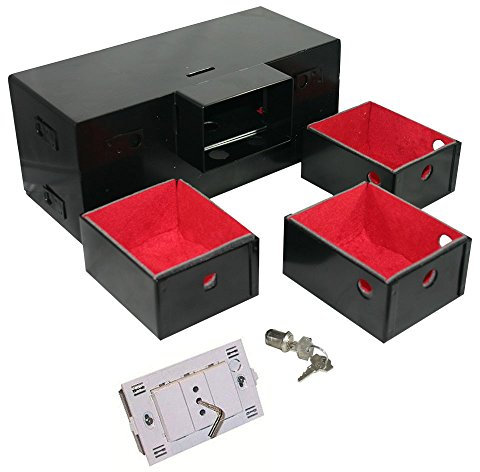 CAMA-Z-IT3 Coffre-fort mural fausse prise, à 3 tiroirs 18 x 32 x H 13 cm