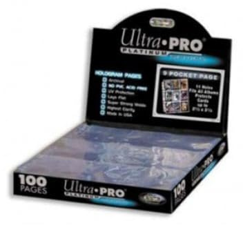 Ultra Pro - Caja de 100 Hojas de 9 Bolsillos (951100)