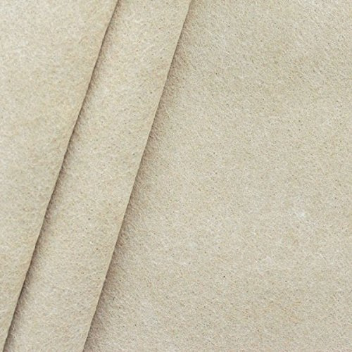 Bastel Filz Stoff Stärke 3,0mm Breite 90cm Meterware Beige