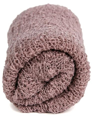 NUOLUX Neugeborenes Baby Fotografie Foto Prop Stretch Wrap Baby lange Ripple Wrap (lila)