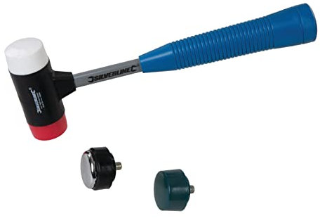 Silverline 633905 Martello 4 teste in 1 intercambiabile Ø 37 mm - multicolore