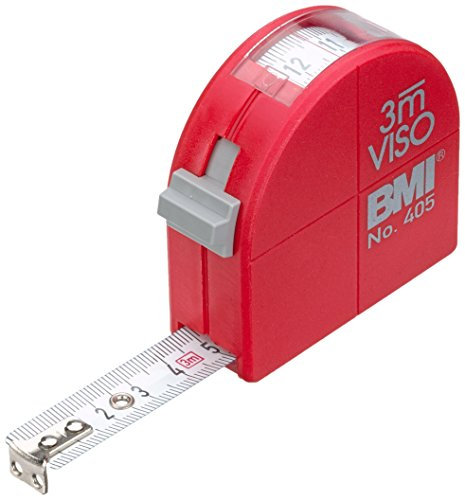 BMI 405341030 - Metro flessibile 3 m, con finestra di visualizzazione