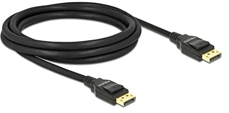 Delock Kabel Displayport 1.2 Stecker - Stecker 2m, 4K UHD 4096 x 2160 Pixel