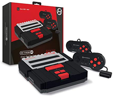 Hyperkin - Consola Retron 2 Negro + 2 Mandos
