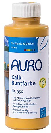 AURO Kalk-Buntfarbe Gelb 0,5 L