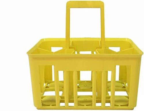 CESTELLO PORTABOTTIGLIE DA 6 POSTI PER BOTTIGLIE - BOTTIGLIA VETRO MAX 1 LT - BOTTIGLIA PLASTICA MAX 1,5 LT