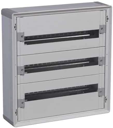401803 Legrand Tableau de distribution isolant XL3 160-3 rangées de 24 modules - Tout modulaire prêt à l'emploi