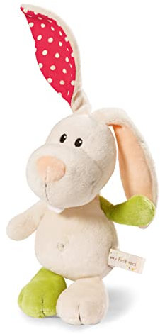 NICI 39685 Schmusetier Hase Tilli 25cm - Stofftier für Babys, Kleinkinder und alle Kuscheltierliebhaber - beige, 1 Stück (1er Pack)