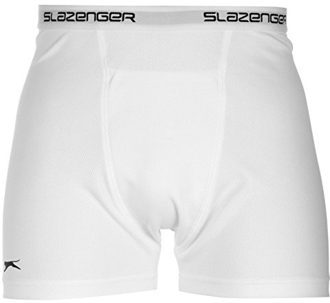 Slazenger Mens Cricket Box Shorts Elasticated Waist Underwear Trunks Clothing White XL