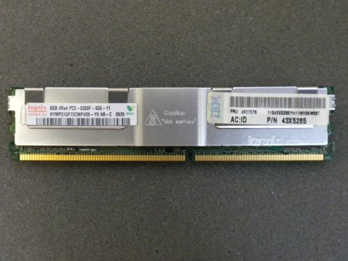 8 Go 4Rx4 PC2–5300 F IBM Barrette de Ram Mémoire 46 C7576 pour IBM System x3400, 3500, 3550, 3650 IBM BladeCenter HS21 et HS21 XM