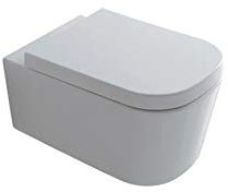 Galassia - Vaso WC sospeso, Serie Meg11 - Bianco, Senza Sedile, A Magazzino