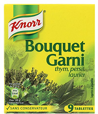 Knorr Assaisonnement Bouquet Garni 9 Cubes 99g
