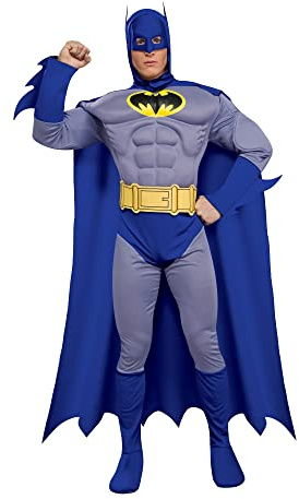 Rubie's Offizielles DC Comics Batman Muscle Chest Kostüm für Erwachsene