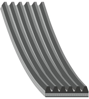 febi bilstein 28930 Auxiliary Belt | Compatible with: BMW 1, 1, 2 Convertible, 2 Coupe, 3, 3 Gran Turismo, 3 Touring, 4 Convertible, 4 Coupe, 4 Gran Coupe