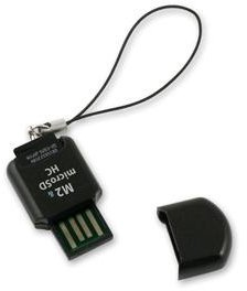 Muvit DUOREADR Lecteur de Carte mémoire Externe Noir