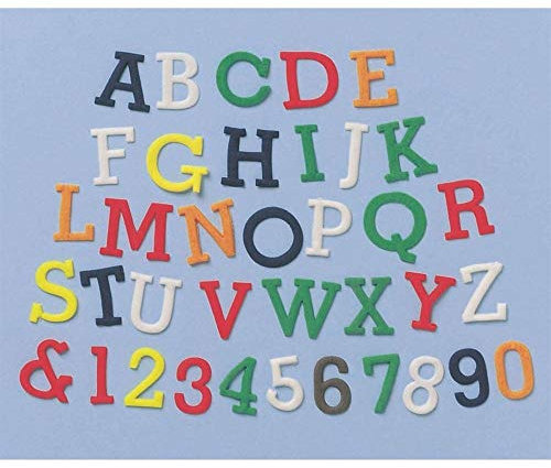 FMM Upper Case Block Alphabet & Number Tappit Cutters Set