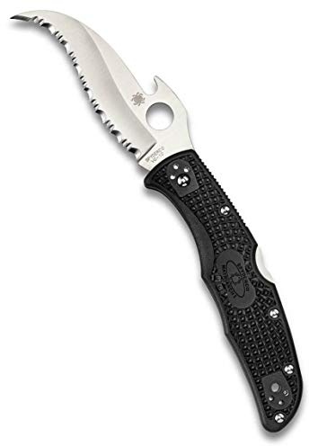 Spyderco Matriarch 2 Emerson Opener Folding Pocket Knife with 3 VG-10 Steel Blade and FRN Handle - EDC Knife for Men and Women, Perfect for Hunting, Tactical, Camping - SpyderEdge - C12SBK2W