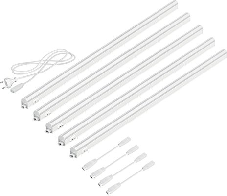 parlat LED Unterbau-Leuchten Rigel, je 87,3cm, je 1118lm, weiß, 5er Set