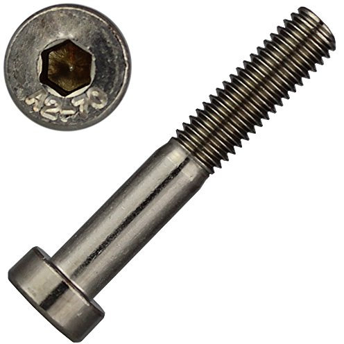 10 Stück Zylinderschrauben M8 X 50 mit Innensechskant, niedr. Kopf DIN 7984 Edelstahl A2