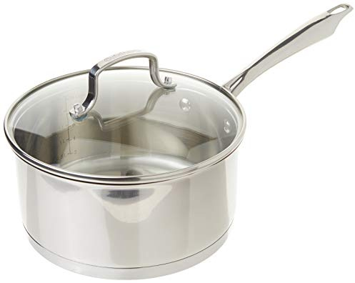 Cuisinart Professional Stainless Saucepan with Cover, 3-Quart, Stainless Steel