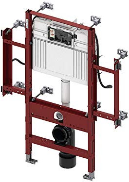 TECE profil WC-Gerontomodul mit Uni-Spülkasten (Bauhöhe 112 cm; Sitzhöhe 48 cm) 9300009