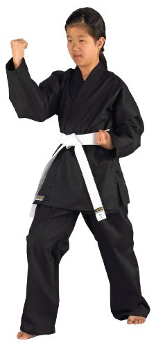 KWON - Kimono de Artes Marciales, tamaño 200 cm, Color Negro