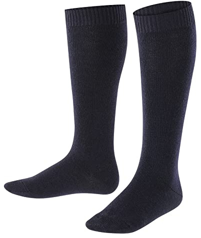 FALKE Unisex Kinder Comfort Wool Kniestrümpfe atmungsaktive klimaregulierende geruchshemmende Wolle verstärkt warm langlebig strapazierfähig hautfreundlich rutschfrei nicht kratzend 1 Paar | Baumwolle/Merinowolle-Mix