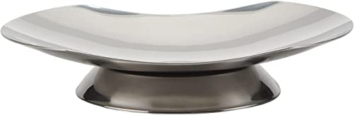 GEDY G-Polaris, Porta sapone Cromato, Componenti realizzati in Acciaio, Garanzia 2 anni, Misure 2,5X12,6X10,2 CM, Design R&S Gedy