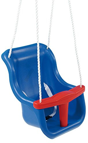 Sicherheits Schaukel Babyschaukel m Sicherheitsbügel Blau