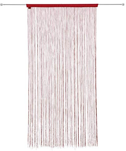 Atmosphera Créateur d'intérieur - Rideau Fil Guopo 90x200cm Rouge