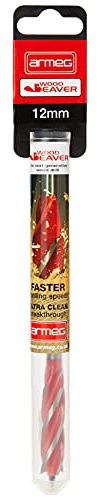 Armeg WWB12.0T 12.0 mm Wood Beaver Drill Bit - Red/Grey