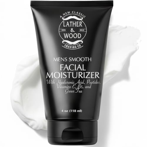 Advanced Face Lotion for Men | Natural Fast Absorbing Non-Greasy Mens Face Moisturizer | Calms and Hydrates | Eliminates Dry, Flaky, and Tired Looking Skin | Fragrance Free | Made in USA | 4oz