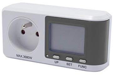 Chacon Prise Consommation Electrique, Compteur de Consommation, Consomètre - EcoWatt 570