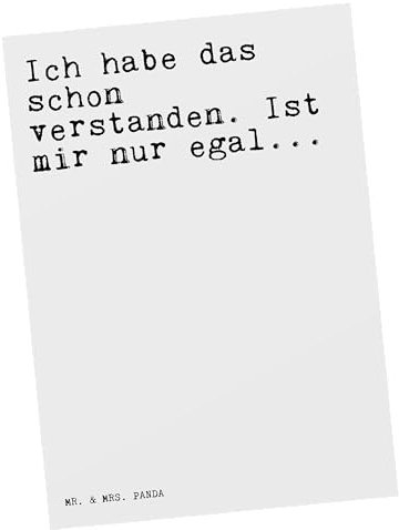 Mr. & Mrs. Panda Postkarte Ich habe das schon... - Geschenk, Sprüche, Fotokarte, Ansichtskarten, Ansichtskarte, Mama, Papa, Spruch Weisheiten Zitate Lustig Weisheit Worte, Tochter, Postkarten, Familie