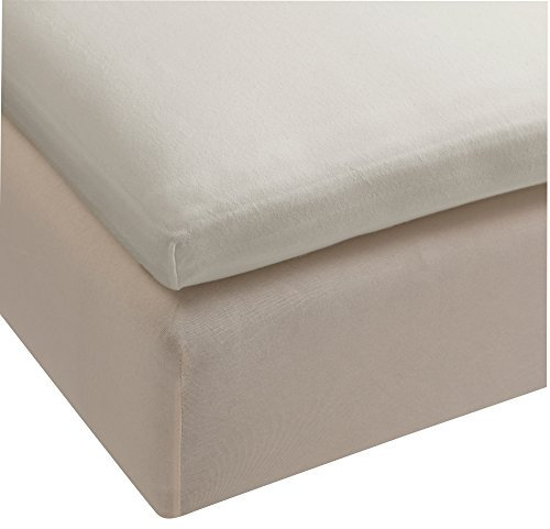 Beddinghouse Jersey Split-Topper-Spannbettlaken / 180*200/210 cm / Beige