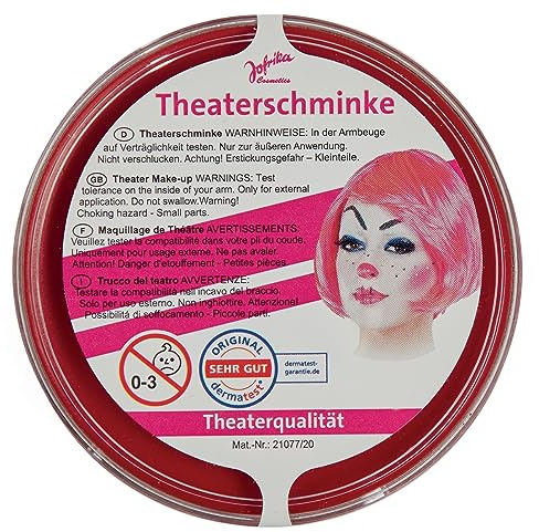 Trucco da teatro rosso, trucco professionale per bambini, colore rosso